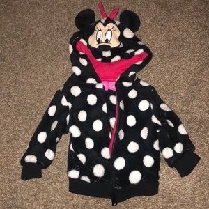 Baby girl mini mouse jacket